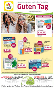Apotheke Prospekt - Aktuelle Monatsangebote September 2026