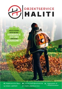 Obejktservice Haliti Prospekt - Angebote ab 04.10.
