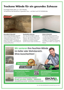 Garantiert trockene Wände Prospekt - Trockene Wände für ein gesundes Zuhause