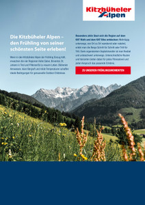 Kitzbüheler Alpen Prospekt - Ohne Carousel in der Vorschau