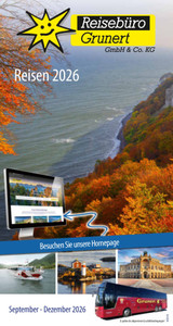 Reisebüro Grunert Prospekt - Reisen 2026
