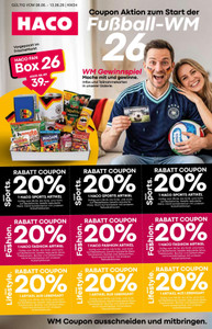 HACO Prospekt - Fußball-WM 2026