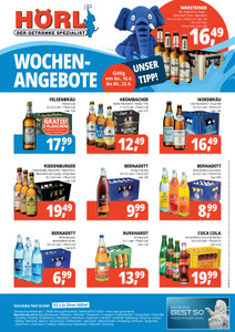 Hörl Getränkemarkt Prospekt - Angebote ab 16.04.