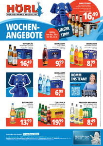 Hörl Getränkemarkt Prospekt - Angebote ab 16.04.
