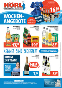 Hörl Getränkemarkt Prospekt - Angebote ab 16.04.