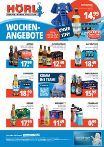 Hörl Getränkemarkt Prospekt - Angebote ab 21.04.