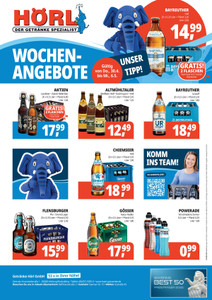 Hörl Getränkemarkt Prospekt - Angebote ab 21.04.