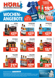 Hörl Getränkemarkt Prospekt - Angebote ab 09.07.
