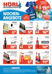 Hörl Getränkemarkt Prospekt - Angebote ab 09.07.