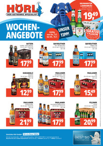 Hörl Getränkemarkt Prospekt - Angebote ab 09.07.