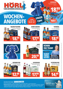 Hörl Getränkemarkt Prospekt - Wochenangebote