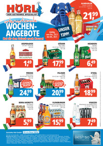 Hörl Getränkemarkt Prospekt - Internationale Wochenangebote
