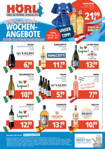 Hörl Getränkemarkt Prospekt - Internationale Wochenangebote