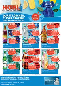 Hörl Getränkemarkt Prospekt - Angebote ab 03.08.