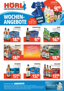 Hörl Getränkemarkt Prospekt - Wochen Angebote