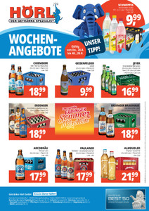 Hörl Getränkemarkt Prospekt - Wochen Angebote