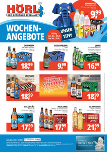 Hörl Getränkemarkt Prospekt - Wochen Angebote