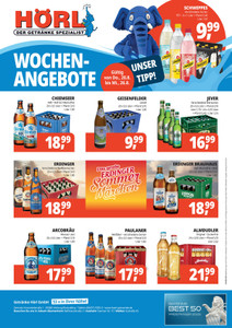 Hörl Getränkemarkt Prospekt - Wochen Angebote