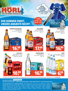 Hörl Getränkemarkt Prospekt - Angebote ab 10.09.