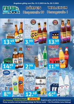 Getränke Oldiges Prospekt - Fresh + Cool Angebote - Seite 1