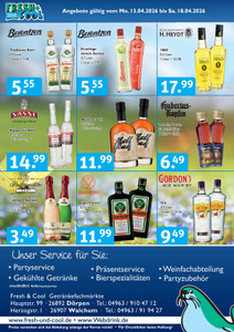 Getränke Oldiges Prospekt - Fresh + Cool Angebote
