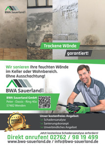 BWA Sauerland Prospekt - Angebote ab 21.07.