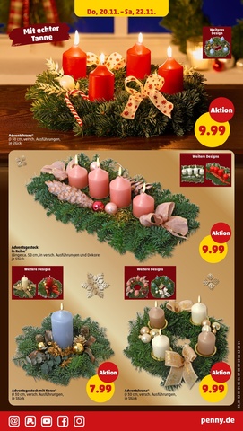 Vorschau des PENNY Prospekts - Günstige Weihnachtsdeko für ein stimmungsvolles Fest, Seite 25