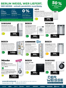 Der Weisse Elektrohandel Prospekt - Der WEISSE