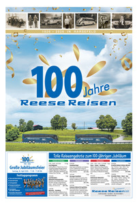 Reese Reisen Prospekt - 100 Jahre Reese Reisen