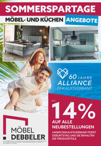 Möbel Debbeler Prospekt - Sommerspartage 
