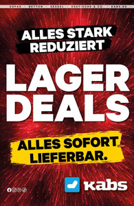kabs Prospekt - Lager Deals
