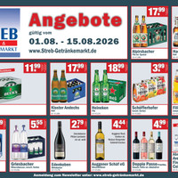 Streb Wein & Getränkemarkt Prospekt - Wein