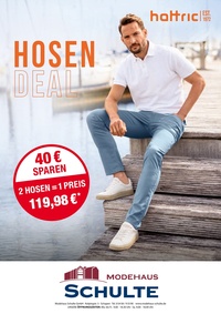 Modehaus Schulte Prospekt - hattric Hosen- Deal