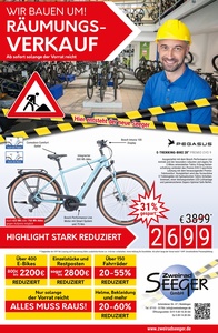 Zweirad SEEGER Prospekt - Angebote ab 17.09.