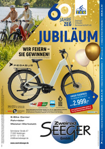 Zweirad SEEGER Prospekt - Angebote ab 22.04.