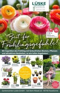 Lüske Gartencenter Prospekt - Frühlingsgefühle