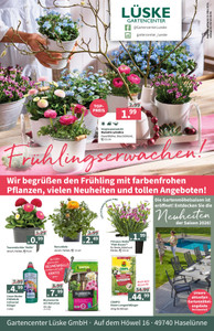 Lüske Gartencenter Prospekt - Frühlingserwachen