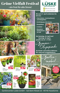 Lüske Gartencenter Prospekt - Grüne Vielfalt