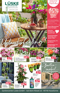 Lüske Gartencenter Prospekt - Urlaubsfeeling