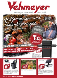 Vehmeyer Prospekt - Weber Grillpromotion