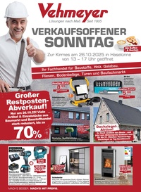 Vehmeyer Prospekt - Verkaufsoffener Sonntag
