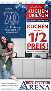 Küchen Arena Prospekt - Großes Küchenjubiläum