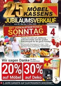 Möbel Kassens Prospekt - Angebote ab 04.05.