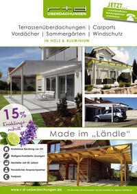 r+d Überdachungen Prospekt - Angebote ab 02.06.