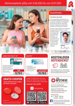 Stadt Apotheke Fellbach Prospekt - Angebote ab 23.06.