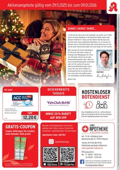 Stadt Apotheke Fellbach Prospekt - Angebote ab 01.12. - Seite 1