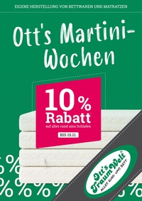 Ott's Traumwelt Prospekt - Martiniwochen