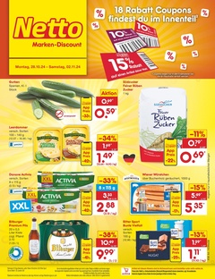 Netto Marken-Discount Prospekt - Angebote ab 28.10.