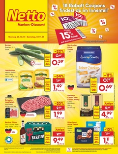 Netto Marken-Discount Prospekt - Angebote ab 28.10.