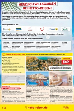 Netto Marken-Discount Prospekt - Reise-Angebote November